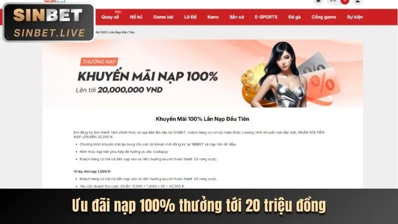Ưu Đãi Chào Mừng Thành Viên Mới nh88